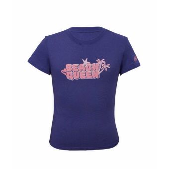Toddler Beach Tshirt Girls - Navy
