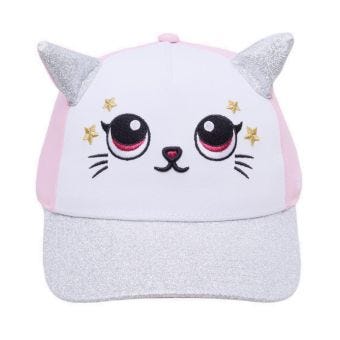 Cat Ear Girl's Hat - White