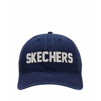 Stencil Logo Men's Baseball Hat - Navy