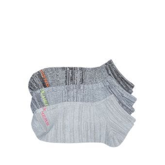 3PK NON TERRY SUPERSOFT LOW CUT WOMEN - BLACK MIX