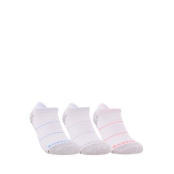 3Pk Extended Terry Low Cut Women - White Pastel