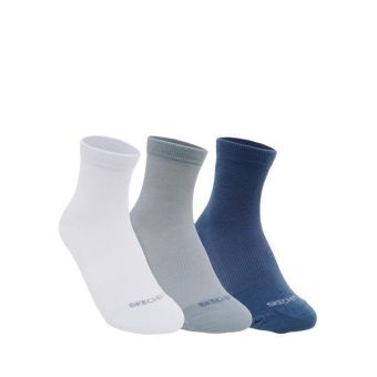 3Pk Non Terry Anklet Women - Blue Green