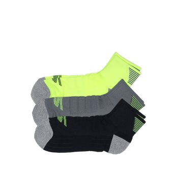 3pk Mens 1/2 Terry Qtr Crew Men - Yellow