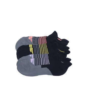SKECHERS 3PK 1/2 TERRY LOW CUT SOCKS WOMEN - BLACK