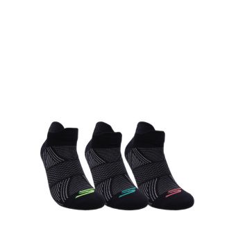 3Pk Non Terry Low Cut Men - Black