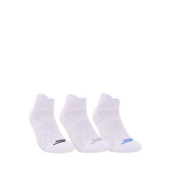 3Pk Non Terry Low Cut Men - White