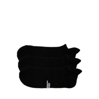 3Pk Extended Terry Low Cut Men - Black