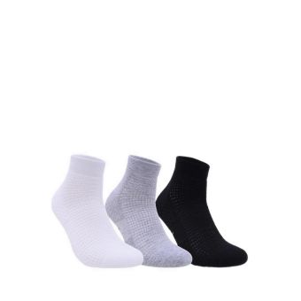 3Pk Extended Terry Hi Qtr Crew Men - Multi