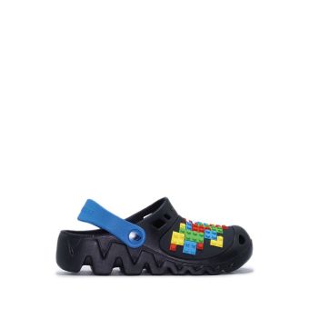 SKECHERS ZAGGLE BOYS'S SANDALS - BLACK