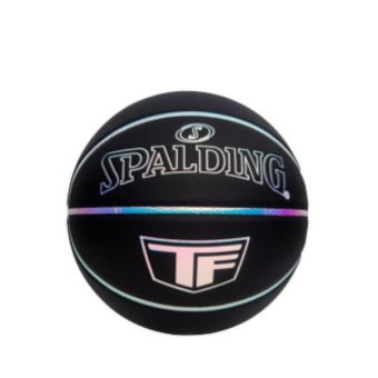 TF Iridescent Logo Size 7 Unisex Basketball - Black