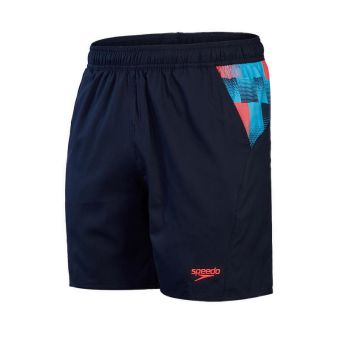 Panel 16" Watershort - Blue/Red