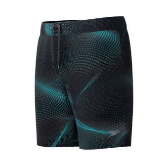 The Lookout Boardshort 18" Print Jammer - Black Green