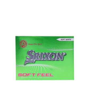 Soft Feel 13 LG Snake Golf Ball Mens - White