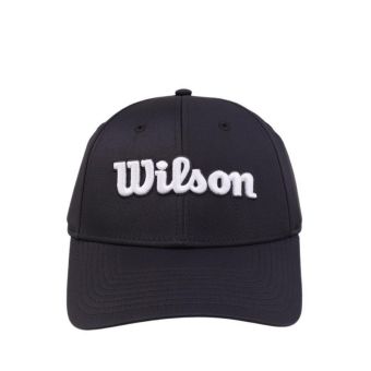 Wilson Tour Cap White Osfa Mens - Black