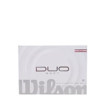 Wilson Duo Soft TRK360 Golf Ball mens - White