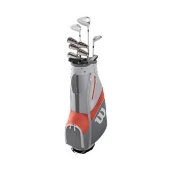 Wilson 1200 Tpx Ladies Package Set Ladies - White/Orange