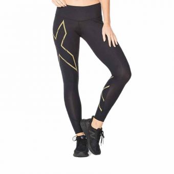 2XU Women's Light Speed Mid-Rise Compression Tights - Black