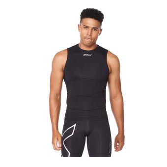 2XU MENS CORE COMP SLVLESS - BLACK