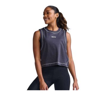 2XU Women's Motion Crop Tank - Ink