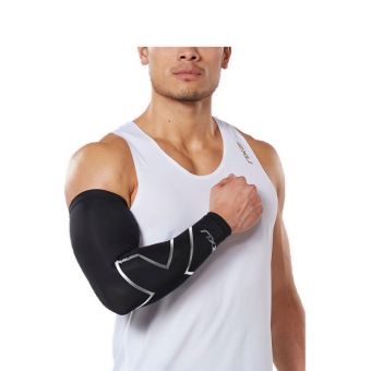 2XU Unisex Compression Arm Guards - Black