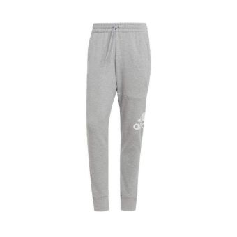 Essentials French Terry Tapered Cuff Logo Men's Joggers - Medium Grey Heather