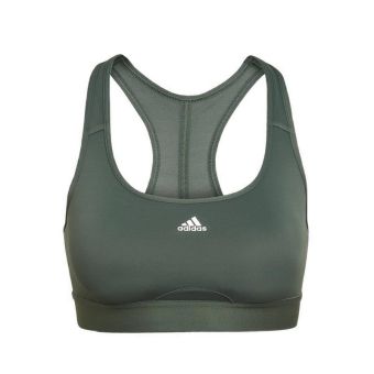 Adidas Powerreact Training Medium-Support Women Bra - green oxide