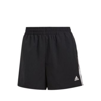 Adidas Women's Primeblue Designed 2 Move Woven 3-Stripes Sport Training Shorts - Black/White