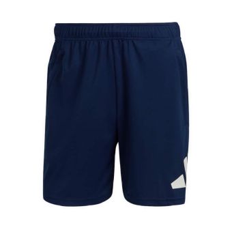 Adidas Train Essentials Logo Training Men's Shorts - Dark Blue