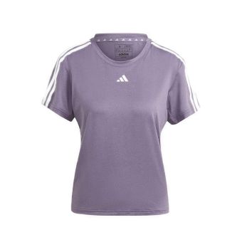 adidas Aeroready Train Essentials 3-Stripes Women's T-Shirt - Shadow Violet