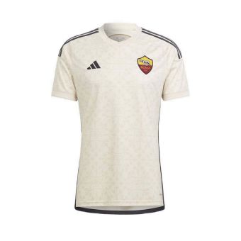 adidas As Roma 23/24 Away Men's Jersey - Ecru Tint