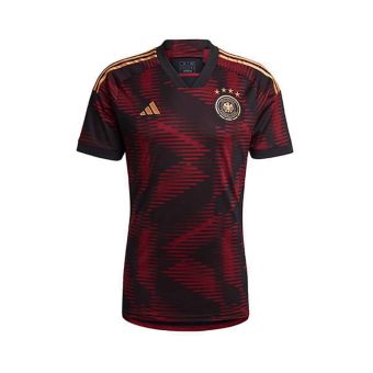 Adidas Men's Germany 22 Away Jersey - Black