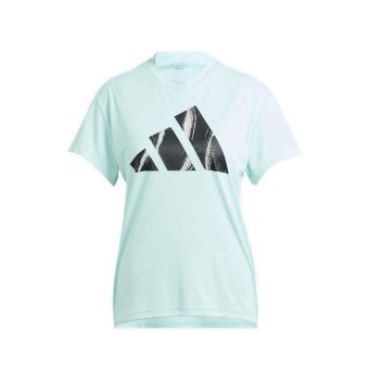 adidas Run It Brand Love Women's T-Shirt - Semi Flash Aqua
