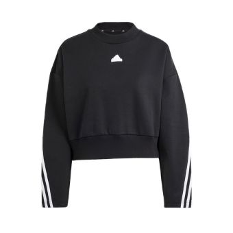adidas Future Icons 3-Stripes Women's Sweatshirt - Black