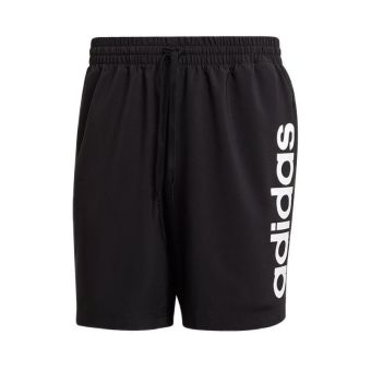 Adidas Aeroready Essentials Chelsea Men's Linear Logo Shorts - Black