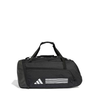 Essentials 3-Stripes Unisex Duffel Bag - Black