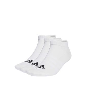 Adidas Thin and Light Sportswear Unisex Low-Cut Socks 3 Pairs - White