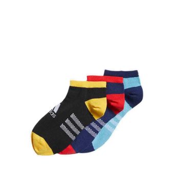 Adidas Unisex Kids Low-Cut Socks 3 Pairs - Black