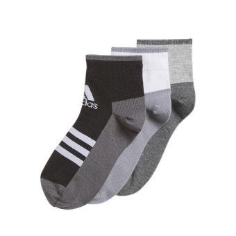 Ankle Socks 3 Pairs Unisex Kids - White