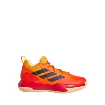 Adidas Cross 'Em Up Select Wide Kids Basketball Shoes - Team Orange