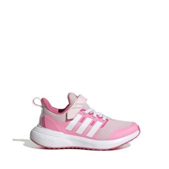 FortaRun 2.0 Elastic Lace Kids Sneakers Shoes - Clear Pink