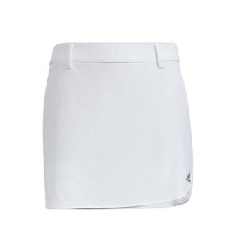 ADIDAS GOLF 3 STRIPES SLIT DETAIL SKORT WOMEN - WHITE