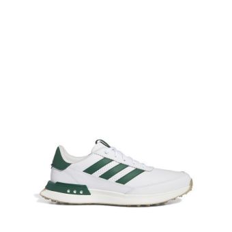 ADIDAS GOLF S2G SL LEATHER 24 SHOES MEN'S - WHITE/COLLGREEN