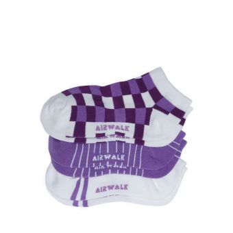 Airwalk Girls  Ankle Socks 3prs- Multicolor