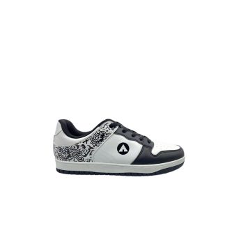 Ollie Sk Men's Skate Shoes- White/Black