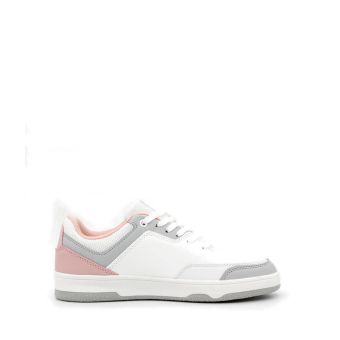 Airwalk Brue Women's Sneakers- White/Grey/Pink