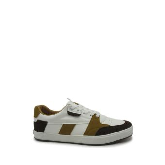 Airwalk Benno Men's Sneakers Shoes- White/Brown