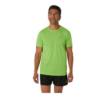 Asics Silver SS Mens Top - Lime