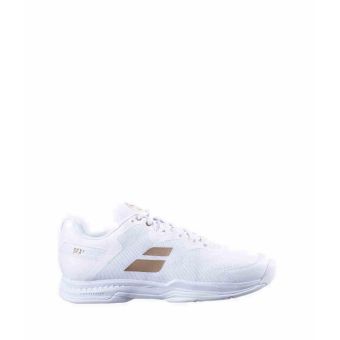 Babolat Unisex SFX3 All Court Wimbledon Tennis Shoes - White Gold