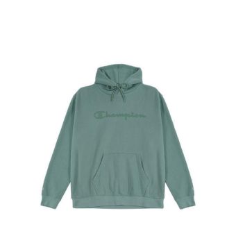 Champion Men's Script Hooded Sweatshirt - Green