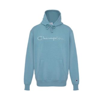 Champion Men's Classic Hooded Sweatshirt - Blue